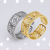 European and American Style Titanium Steel Ring Female Couple Rings Ring Niche Accessories Men's Stainless Steel Jewelry