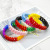 Fashion Brand Silicone Wristband Personalized Fashion Twist Bracelet Spliced Silicone Bracelet Bracelet Spot Sales