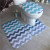Cross-Border Flannel Bathroom Non-Slip Toilet Mat Three-Piece 3D Printed Carpet Mat