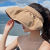 Sun Protection Hat Female UV Protection Vinyl Big Brim Sun Hat Summer Headband Air Top Sun Hat Cover Face Shell-like Bonnet