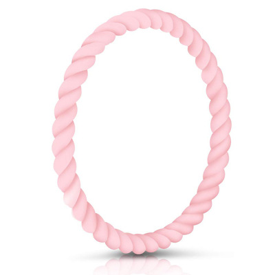 New Women's Twist Silicone Bracelet Small European and American Simple Multilayer Fashion Sports Silicone Bracelet