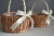 Woven Flower Basket Hand-Held Flower Girl Handmade Natural Flower Arrangement Basket Bamboo Decorative Woven Flower Basket National Day Rattan Woven Storage Basket