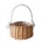 Flower Girl Flower Basket Wedding Hand-Held Decoration Living Room Flower Arrangement Flower Floral Material Packaging Basket Rattan Woven Handmade