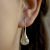 Handmade Dandelion Glass Ball Ear Hook Small Teardrop Earrings Crystal Ball Earrings Ear Hook Ear Hook Girlfriend Gifts