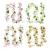  Flower Garland Artificial Flower String With Leaves Silk Sakura Cherry Blossom Ivy Vine For Home Garden Wedding Arch De