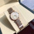 Langjia Couple Watch La Grande Ultra-Thin Quartz Fritillary Watch Fashion Casual TikTok Hot Sale