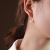 Normcore Bag Simple Elegant Pearl Earrings Women's Ear Hook Jewelry Earrings Titanium Steel Material Color Retention