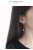 S925 Sterling Silver Stud Earrings Korean Style Stylish Water Drop Zircon EAR Thread Women's Earrings