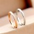 Stainless Steel Frosted Pearl Sand Ring Popular Titanium Steel Couple Ring European and American Hand Jewelry Wholesale