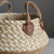 Plant Crafts Straw Woven Decoration Straw Bag Flower Pot Woven Home Bamboo Woven Flower Basket Bamboo Woven Basket