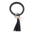 Amazon Cross-Border Fashion Trend Bangle Bracelet Leopard Print Snake Skin Pattern Bracelet Pu Tassel Pendant Keychain