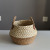 Plant Crafts Straw Woven Decoration Straw Bag Flower Pot Woven Home Bamboo Woven Flower Basket Bamboo Woven Basket