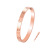 Fashion Titanium Steel Bracelet Card Home Five Generation Love Couple Bracelet Rose Gold Word Screwdriver Bracelet