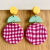 Popular Handmade Polymer Clay Earrings Color Striped Clay Pottery Fun Stitching Cute Pink Series Girl Earrings