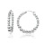 Creative 925 Silver Plated Glossy Beads Earrings European and American Beads Light Body round Beads Ear Clip Ear Rings