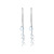 Long Pearl Female Student Earrings All-Matching Tassel Hanging Earrings Sterling Silver Eardrops Earrings Anti-Allergy