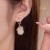 Flower Pearl Ear Clip Female 2022 New Fashion Graceful Online Influencer Sterling Silver Earring/Pin Niche Ear Jewelry