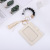 Bead Bracelets Bracelet Keychain Foreign Trade Amazon PU Leather Tassel Card Bag Acrylic Beads Bracelet Key Ring