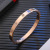 Japanese and Korean New Arrival Hot Sale Titanium Steel Rose Gold Couple Bracelet Titanium Steel Men's and Women's Valentine's Day Bracelet Factory Direct Sales