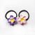 Supply Egg Flower Hair Ring Polymer Clay Material Flower Style Hair Band Black Rubber Hand with Flower Style Ornament