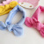 Spring Versatile Knitted Stretch Cotton Striped Rabbit Ears Children Little Kids Headband Hair Accessories