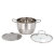 stainless steel cooking pots and pans sets with steamer