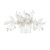 Wedding Accessories Refined Grace Crystal Flower Hair Comb Alloy Leaf Diamond Hair Comb Banquet Party Dress Headdress