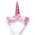 Cross-Border Hot Dream Unicorn Flower Headband Children's Birthday Gifts Headband Head Buckle Girl Baby Hair Accessories