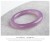 6mm Natural Icy Pink Purple Hibiscus Bracelet round Bar Blype Jingle Bracelet Chalcedony Beauty Bracelet Female Agate