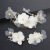 New Bride Flower Headdress Hay White Hair Comb Hair Accessories Sets Wedding Dress Accessories Bridal Ornament