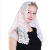 Moose Style Lace Cappa Bridal Veil Catholic Islam Christ Wedding Veil Scarf Veil Scarf