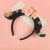 at Scenic Spot Vintage Court Style Headband Adult Cute Plaid Headband Pink Girl Tassel Table Runner Hair Accessories