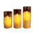 LED Electronic Candle Acrylic Imitation Glass Tube Electric Candle Lamp Plastic Candle Bullet Swing Battery