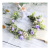 Tea Bud Flower Eucalyptus Leaf Green Plant Hair Band Pastoral Photo Grass Ring Travel Hair Accessories for Women