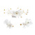 New Bride Flower Headdress Hay White Hair Comb Hair Accessories Sets Wedding Dress Accessories Bridal Ornament