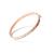 Rose Gold Roman Digital Bracelet Titanium Steel Foreign Trade Accessories Jewellery Internet Celebrity Fashion Titanium Steel Bracelet Gift for Women