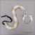 Three Flower Cat Ears Headdress JK Cat Tail Lolita Hair Accessories Handmade Simulation Animal Ears Headband Beast Tail