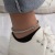 New Fashion Gold Plated Stainless Steel Anklets Personalized Twist Anklet Foot Ornaments Cross-Border Sold Jewelry