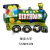 New Cartoon Vehicle Car Aluminum Balloon Happy Birthday Venue Decoration Balloon Children's Party Balloon