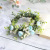 Tea Bud Flower Eucalyptus Leaf Green Plant Hair Band Pastoral Photo Grass Ring Travel Hair Accessories for Women