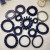 Black Gun Black Small Size Large Size Bold Bracelet Phone Line Hair Ring Hair Rope Plastic Spring Coil Head Rope Stall