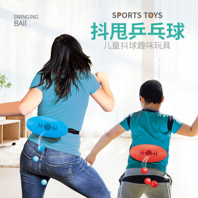 Cross-Border Swing Ball Group Building Indoor Outdoor Parent-Child Colleagues Interactive Exercise Physical Fitness Game Props Shaking Table Tennis