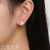 Factory Direct Sales Fresh Water Pearl Earrings Stud Earrings Internet Celebrity Light Luxury Phoenix Earrings Jewelry