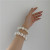 Style French Romantic Hair Rope Bracelet Dual-Use Big Pearl Hair Ring Girl's Ponytail Sweet Matching Hair Accessories