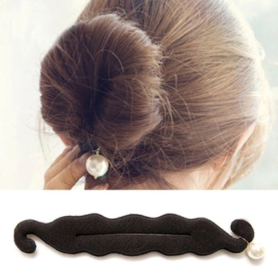 Style Sponge Pearl Hair Band Bun Bud-like Hair Style Updo Tools Sponge Roundel Hair Curler Hair Accessories Wholesale