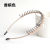 Hair Band Toothed Headband Non-Slip Rhinestone Hair Accessories Korean Fabric Hair Tie Simple Lady Head Hoop Barrettes