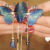 Tiktok Hot Hot Barrettes Embroidery Butterfly Tassel Side Clip Ponytail Clip Back Head Clips Hairpin