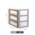 Drawer Desktop Storage Box Cosmetics Storage Box Student Dormitory Office Large Capacity Organizing Cabinet Storage Rack