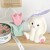 New Sitting Rabbit Aromatherapy Candle Silicone Cake Decoration Chocolate Cookie Cutter Silicone Mold