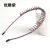 Hair Band Toothed Headband Non-Slip Rhinestone Hair Accessories Korean Fabric Hair Tie Simple Lady Head Hoop Barrettes